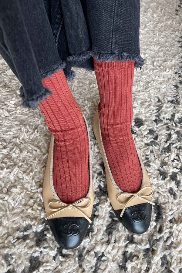 Le Bon Shoppe - Her Socks | Terracotta