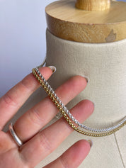 {made} community - Snake Layering Necklace | Gold & Silver