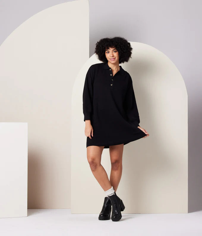 Known Supply - Griffin Sweater Dress | Black