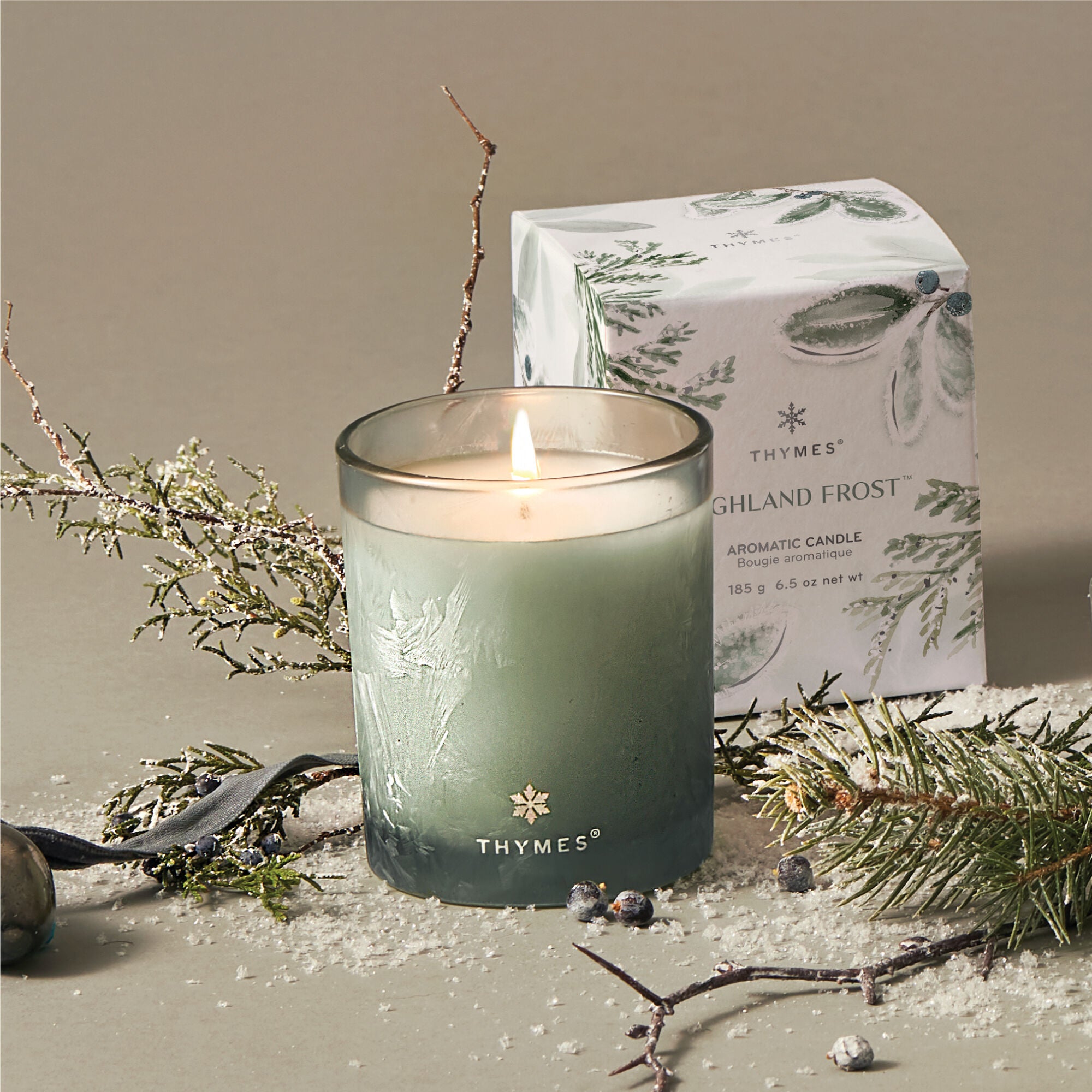 Thymes Highland Frost - Boxed Candle | 6.5oz