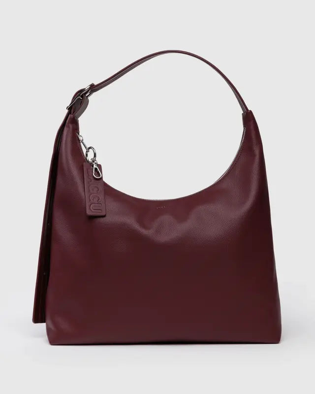 Baggu - Recycled Leather Shoulder Bag | Mahogany – Revival