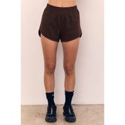 Blank Lab - Fleece Dolphin Shorts | Mocha