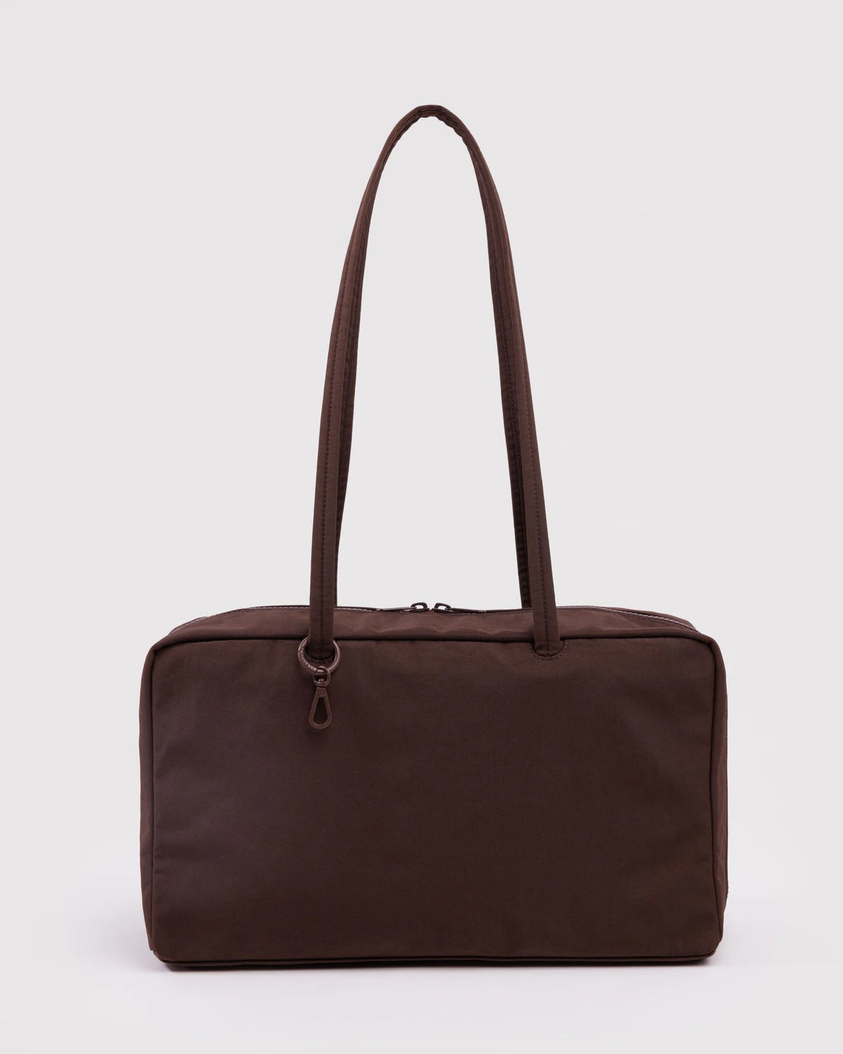 Baggu - Medium Nylon Bowler Bag | Coffee
