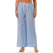 Scalloped Stripe Pant Set | Blue