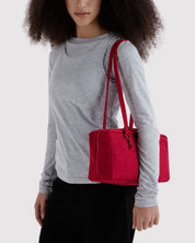 Baggu - Nylon Bowler Bag | Cherry
