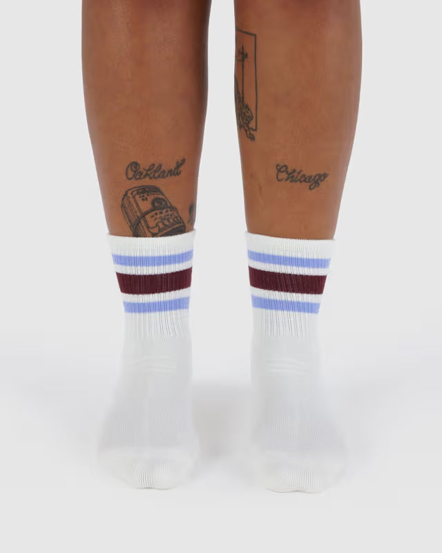 Baggu - Ribbed Sock | Ivory Stripe