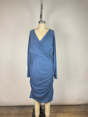 Sundance Ruched Blue Dress (XL)