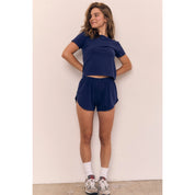 Blank Lab - The Cropped Tee | Navy