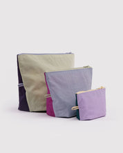 Baggu - Go Pouch Set | Lagoon Mix