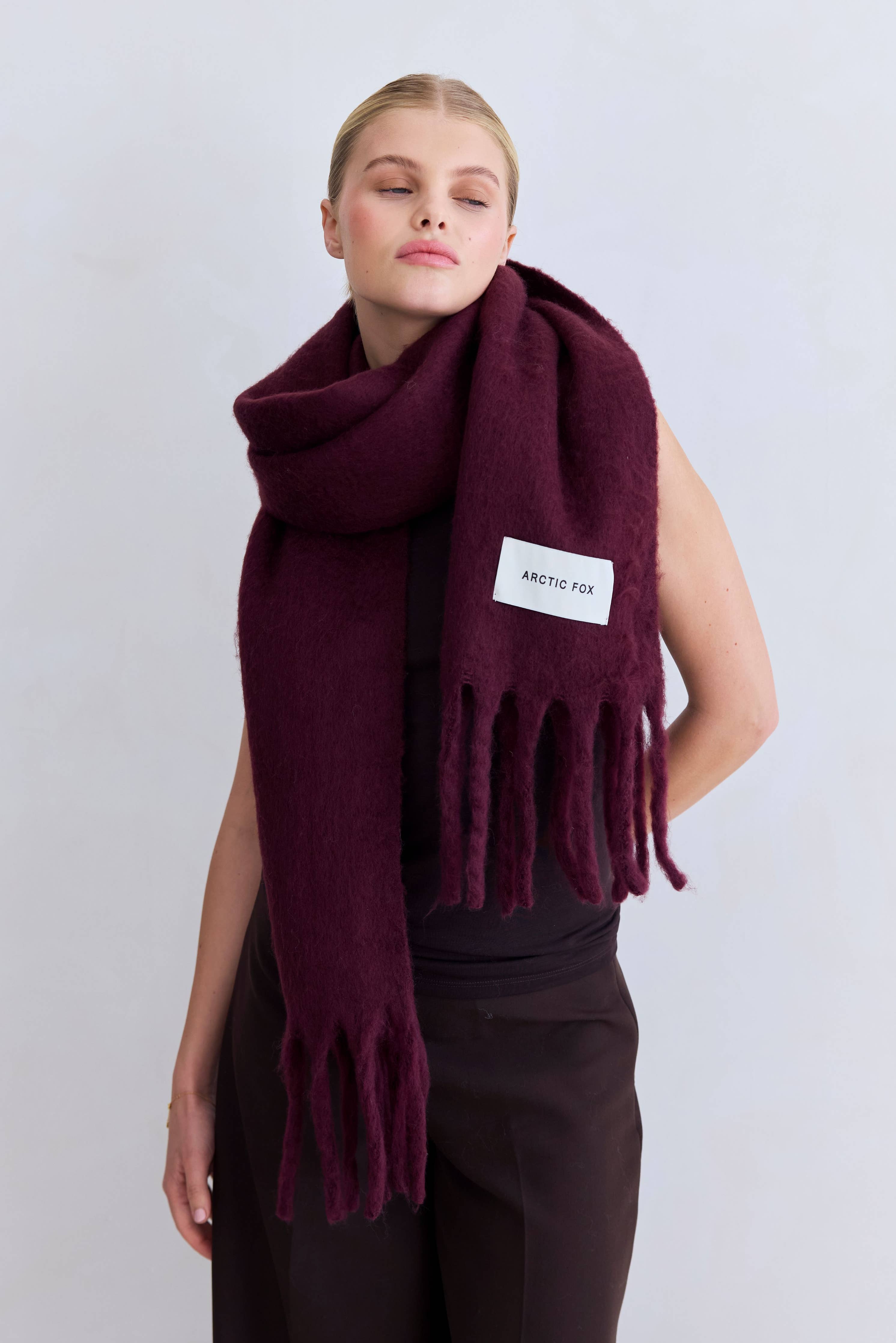 Arctic Fox & Co. - The Stockholm Scarf | Cherry Lacquer