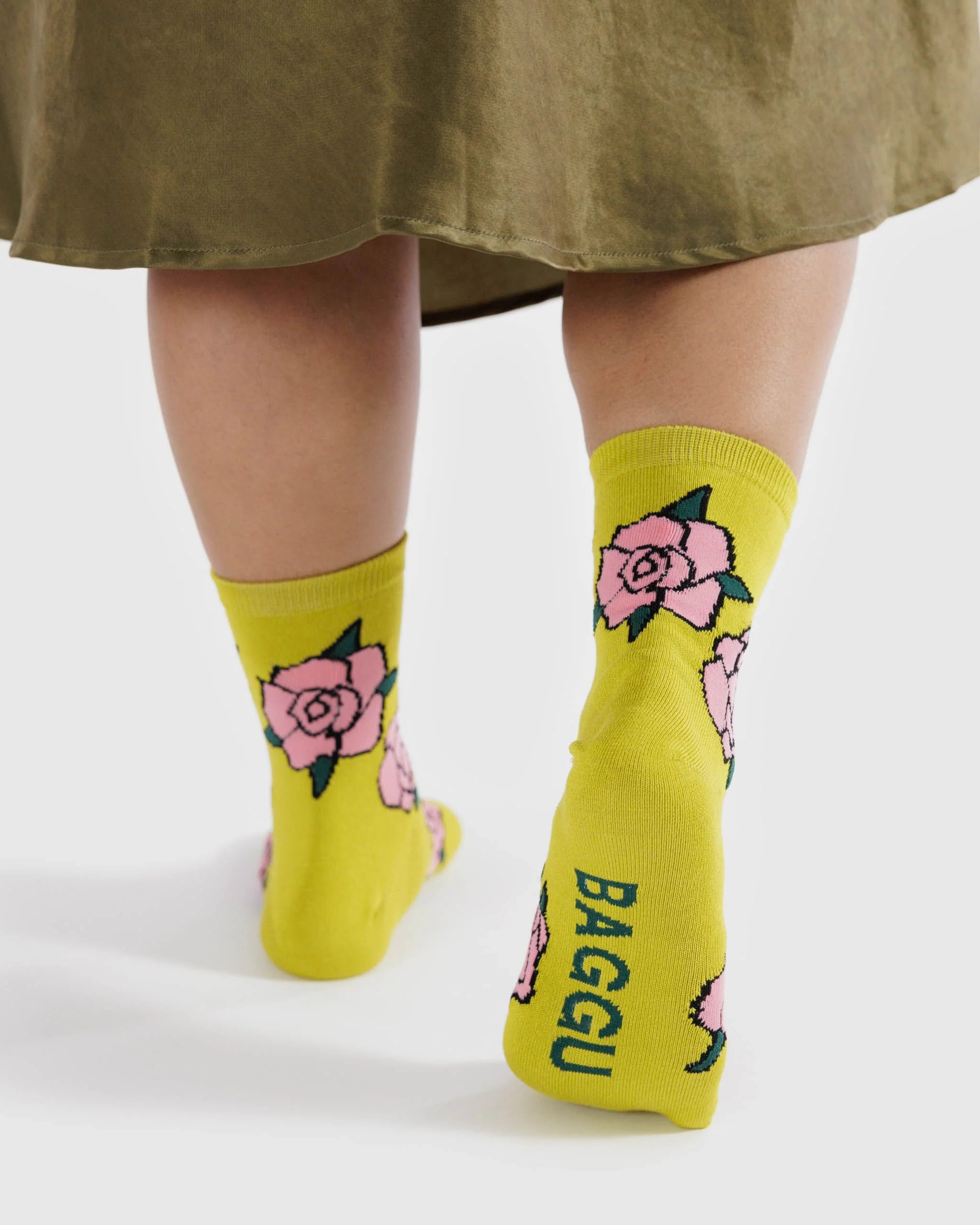 Baggu - Crew Sock | Rose
