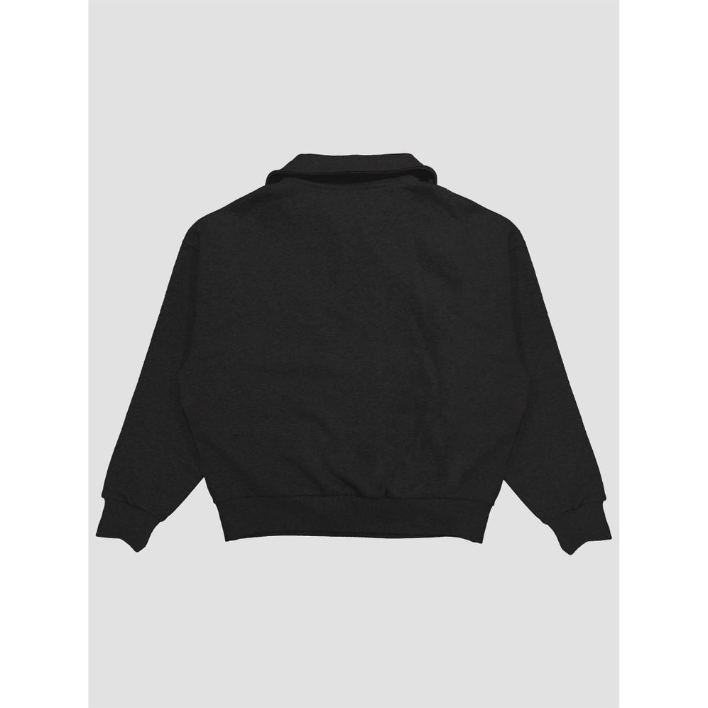 Blank Lab - Half Zip Fleece Sweatshirt | Black
