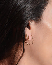 Gem & Blue - Mini Flora Hoops | Gold