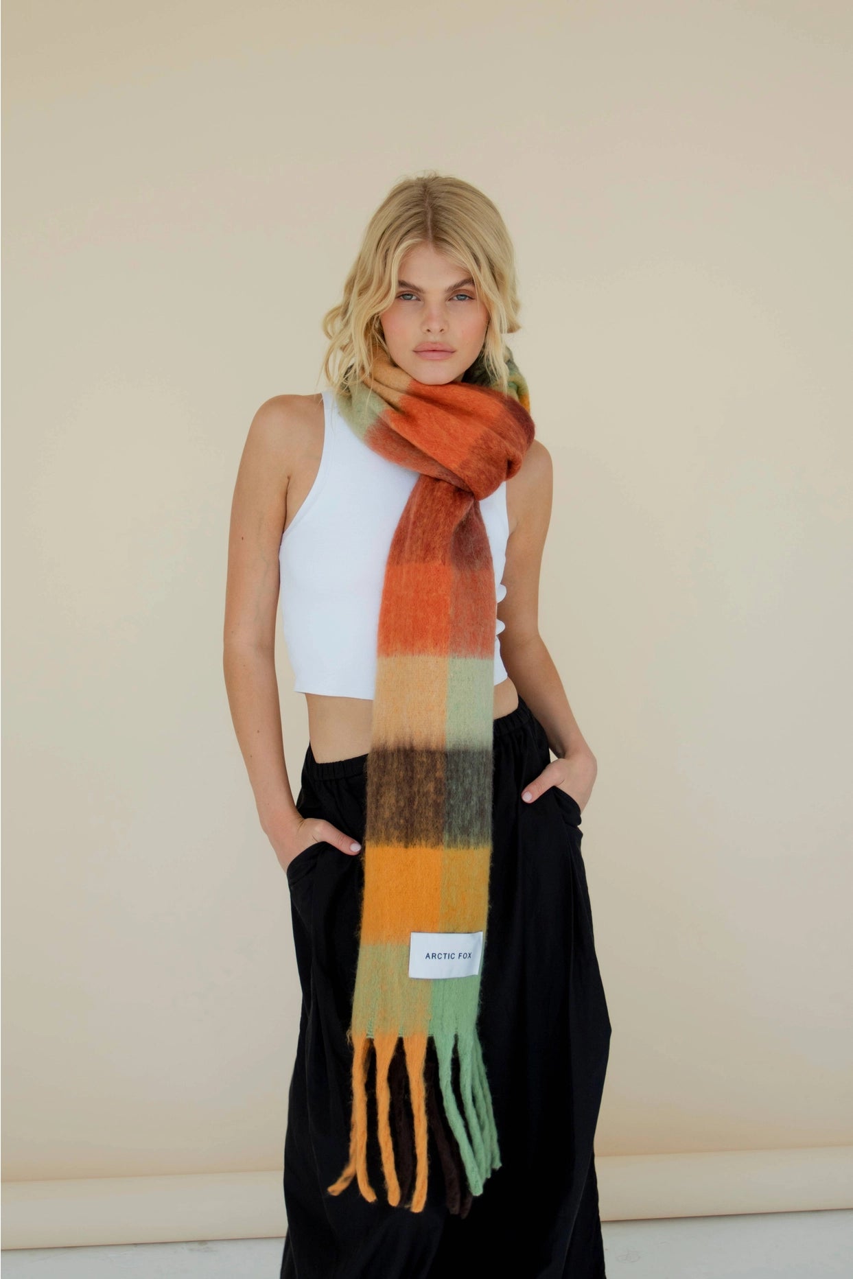Arctic Fox & Co. - The Reykjavik Check Scarf | Kyoto Gardens