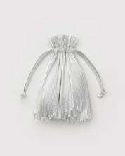 Baggu - Pleated Baggu | Chrome Metallic