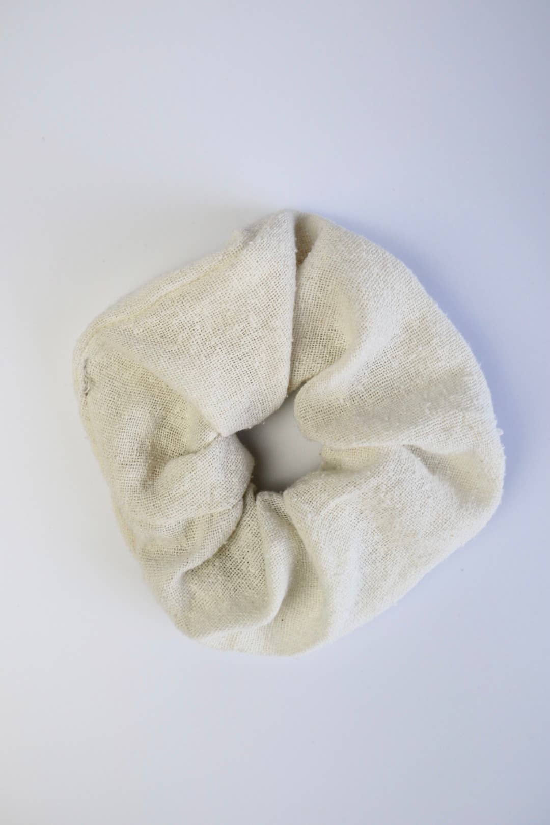 Eco Raw Studio - Raw Silk Naturally Dyed Hair Scrunchies: Terra Cotta