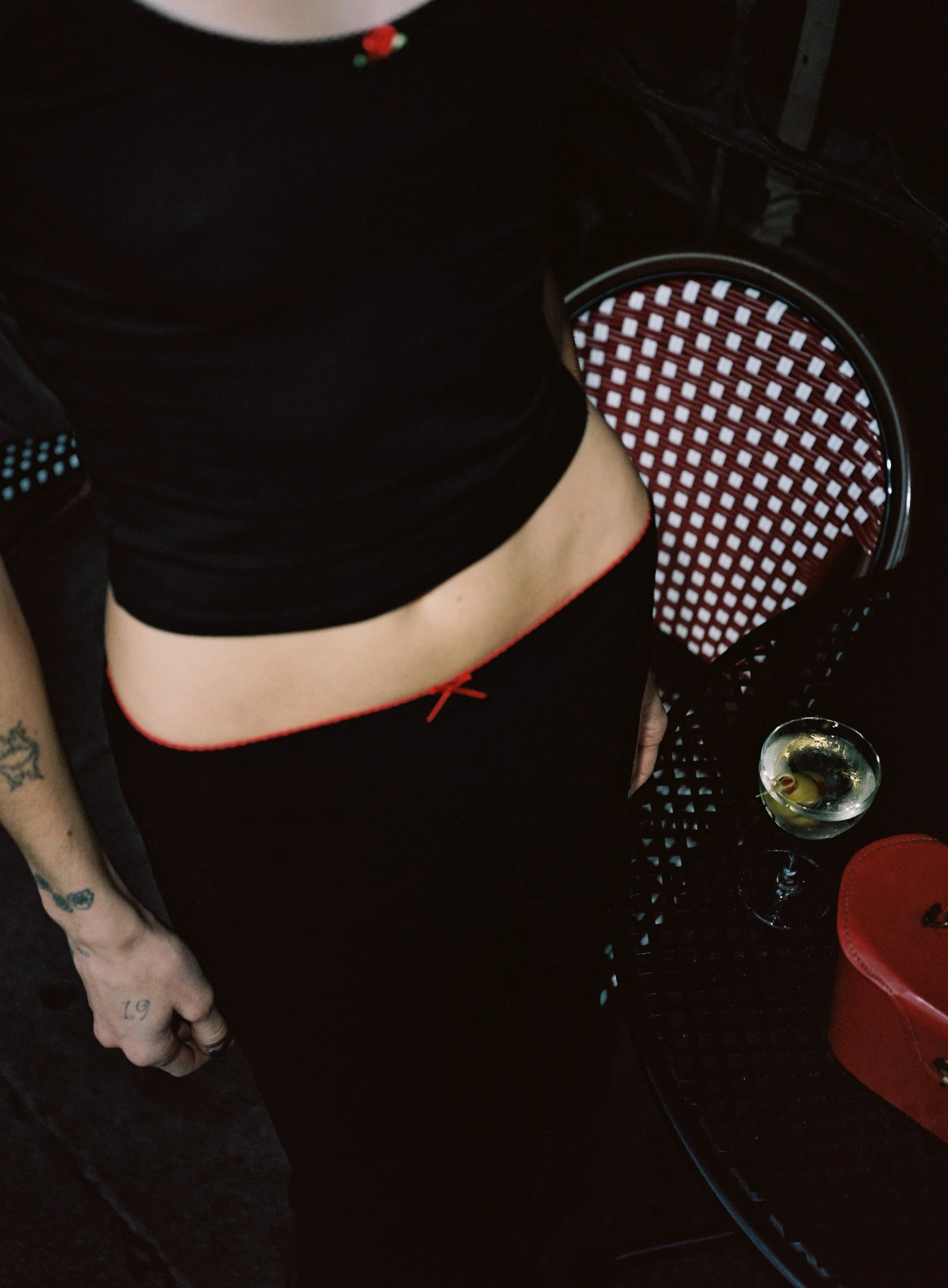 RAT BOI - Bias Midi Tencel Slip Skirt - Onyx