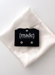 Made Community - Tiny Pearl Sun Studs