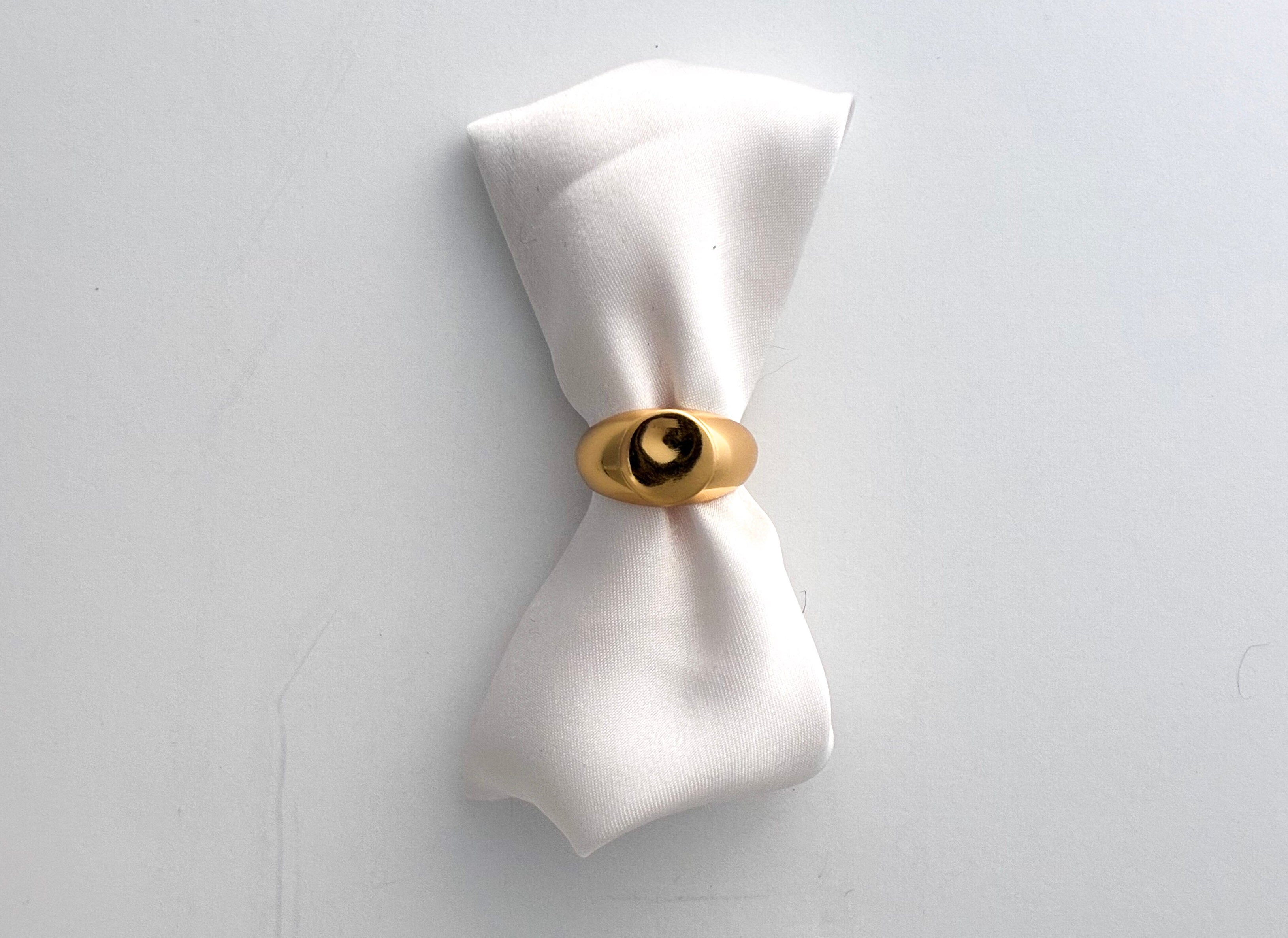 Made Community - Waterproof Gold Plate Signet Ring