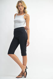 Just Black Denim - Capri Skinny | Black