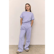 Blank Lab - Organic Cotton Terry Wide Pants | Lavender