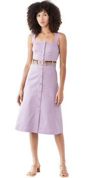 Tory Burch Button Front Sundress in Spring Hydrangea (8/M)