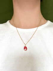 Made Community - Vintage Days Enamel Flower Charm Necklace