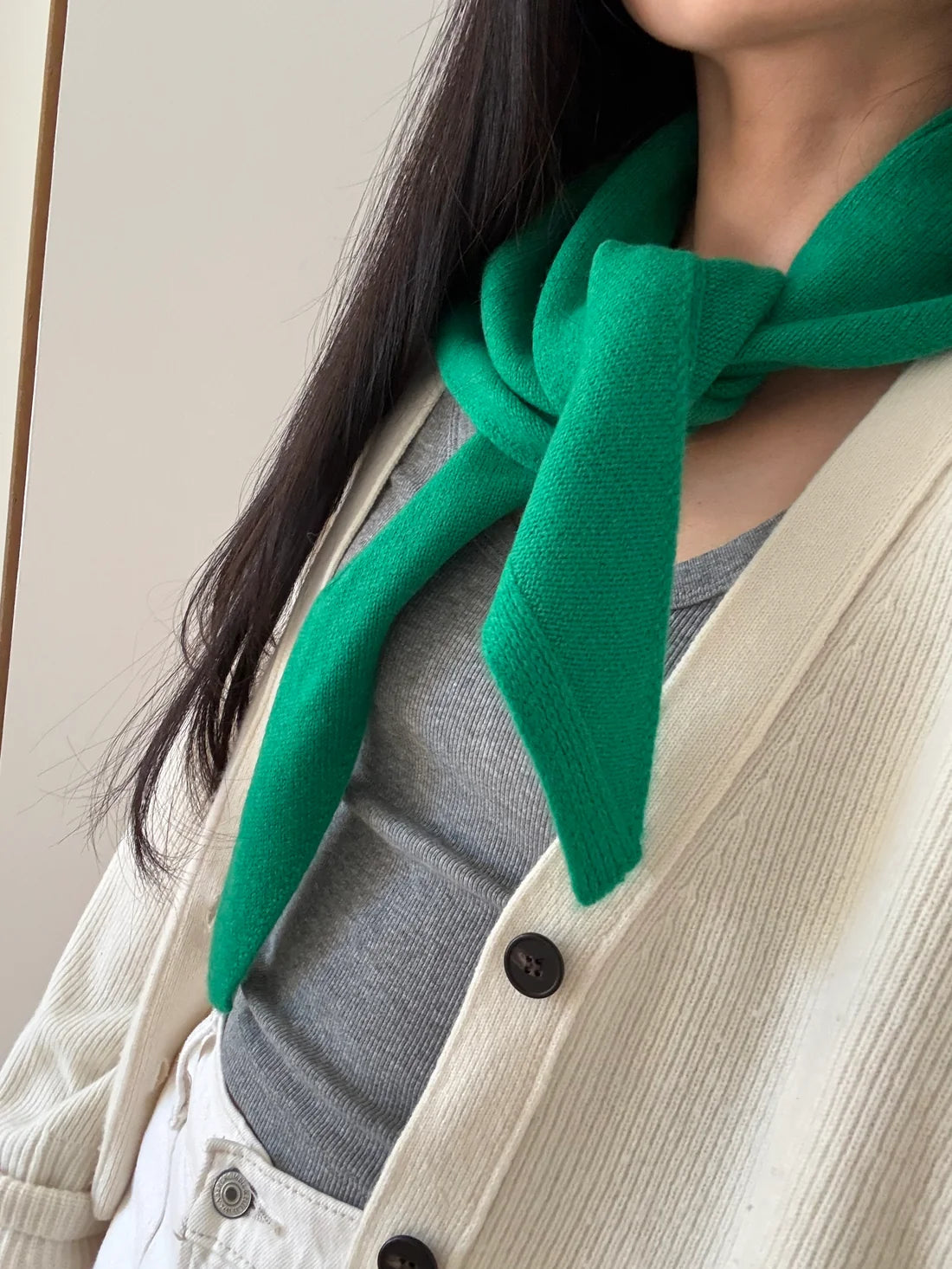 Billy Bamboo - Merino Wool Cravat Scarf | Leaf