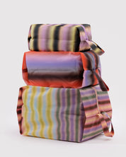 Baggu - 3D Zip Set | Gradient Stripes