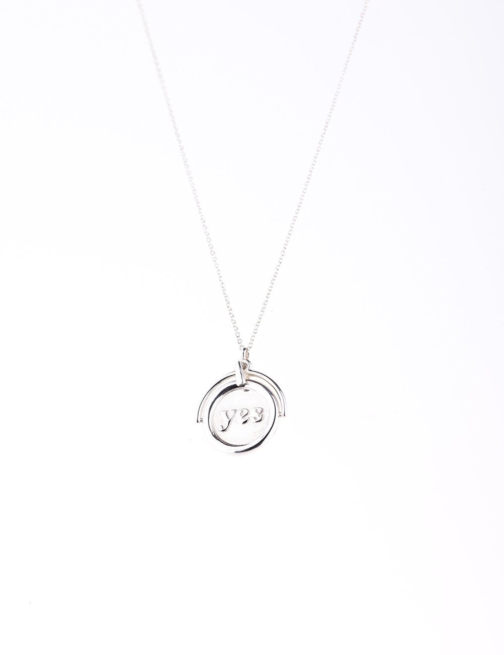 I Like It Here Club - Decider Spinner Necklace | Sterling Silver