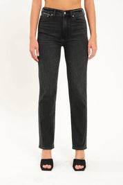 Daze Denim - Smarty Pants High Rise Straight | Last Night