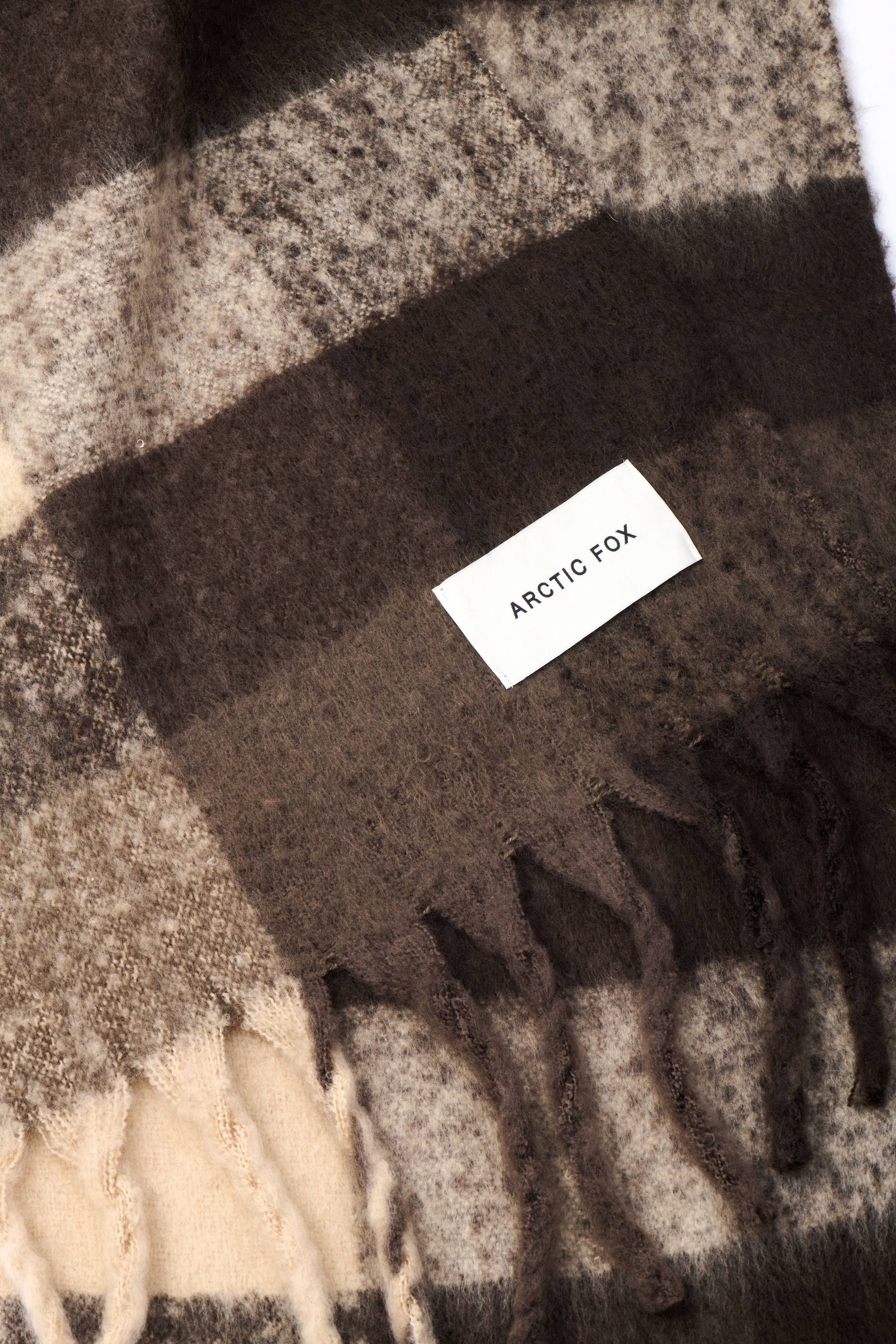 Arctic Fox & Co. - The Reykjavik Scarf | Brown Check