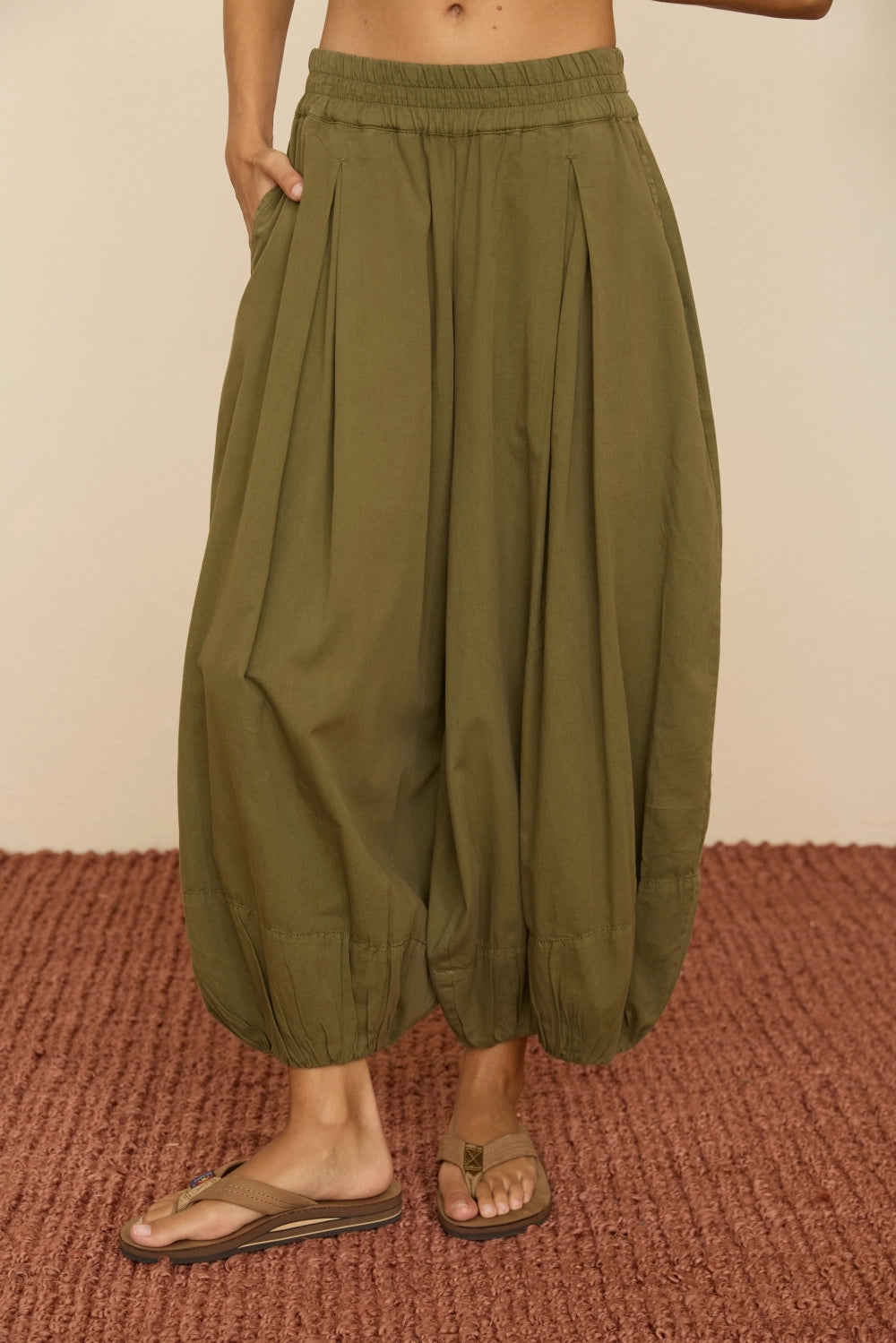 Dottie Dottié Garage - Pull-On Balloon Pants | Olive