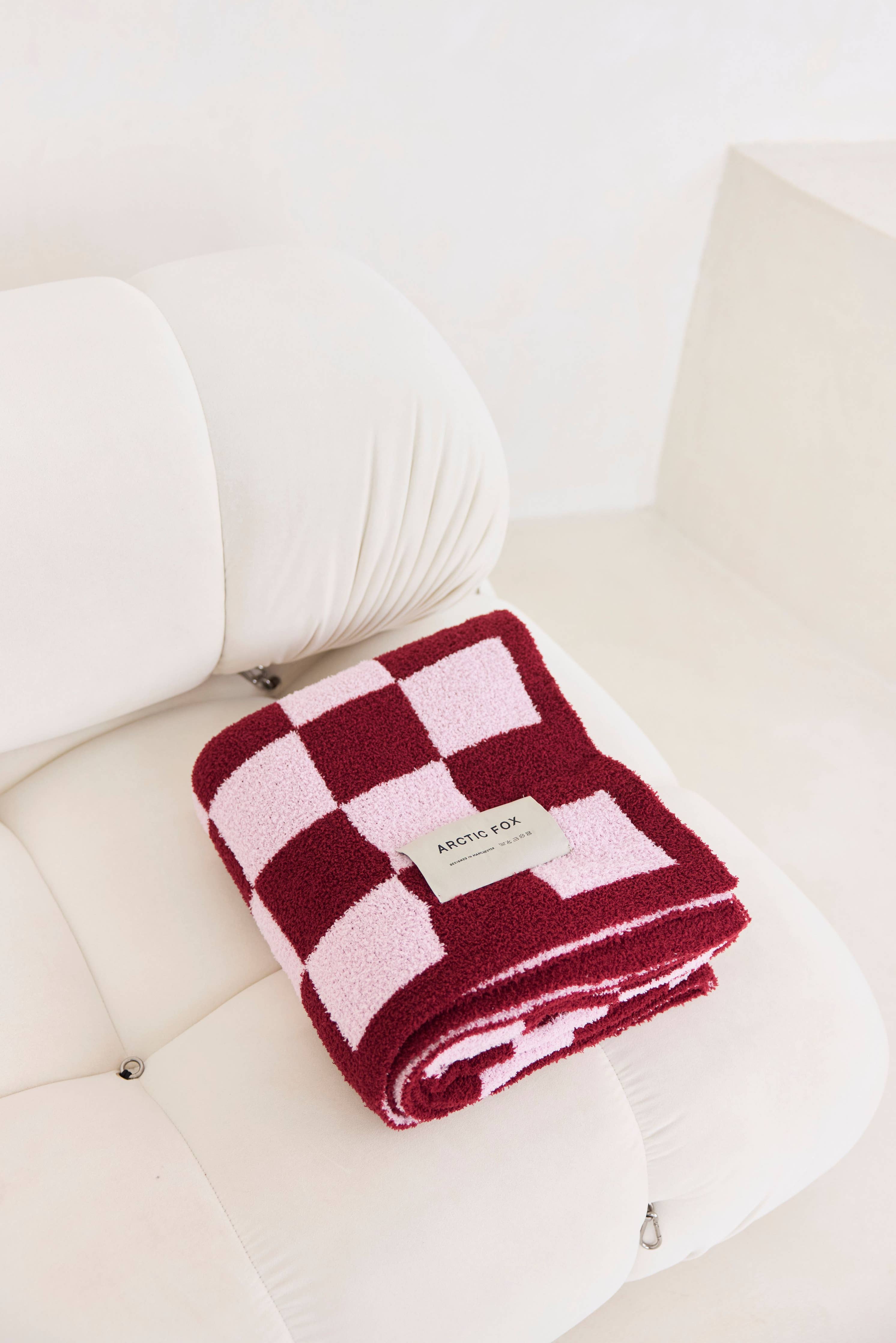 Arctic Fox & Co. - The Teddy Throw | Pink Check