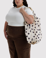 Baggu - Big Baggu | Cream and Black Polka Dot