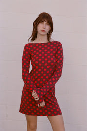 Rat Boi - Boatneck Dress | Scarlet Red