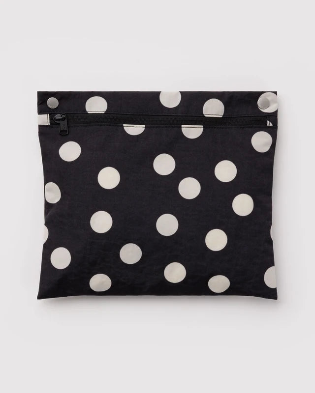 Baggu - Cloud Carry-on | Black and Cream Polka Dot
