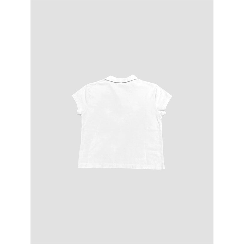 Blank Lab - Cotton Jersey Collar Tee | White