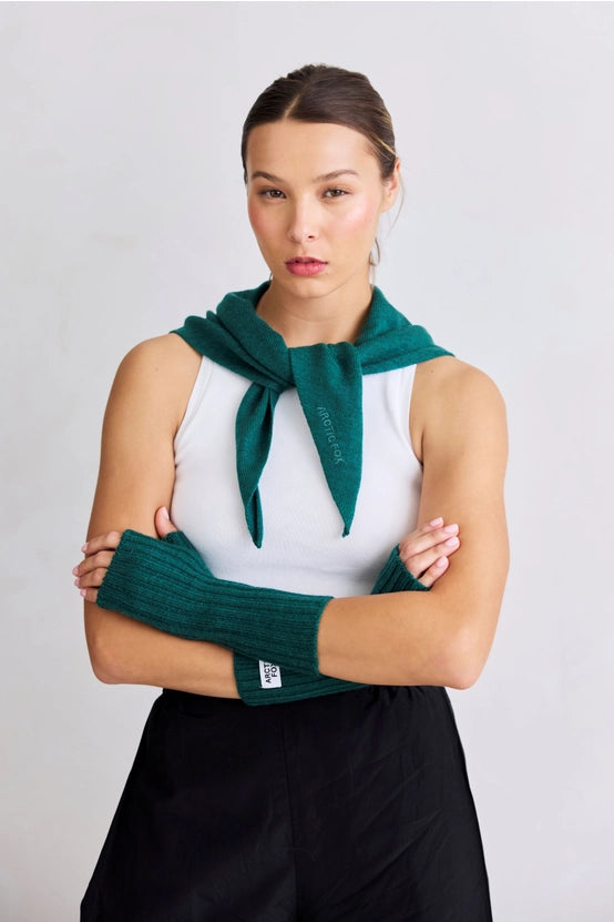 Arctic Fox & Co. - Merino Wool Fingerless Gloves | Alpine Fern
