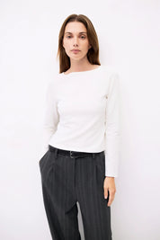 Mod Ref - The Martina Top | White