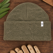 Upstate Stock - Upcycled Wool Light  Ragg Beanie | Jungle Melange