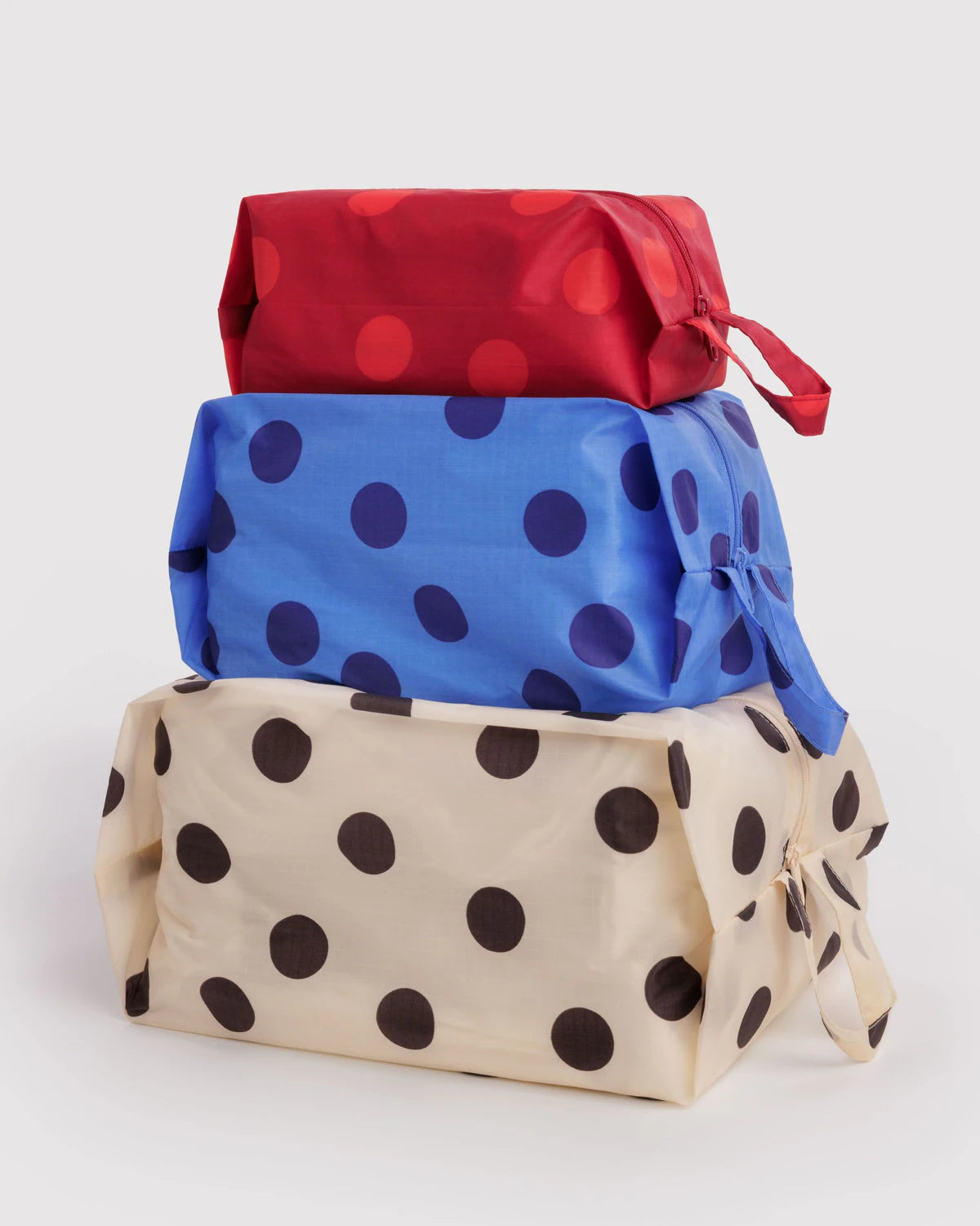 Baggu - 3D Zip Set | Polka Dot Mix