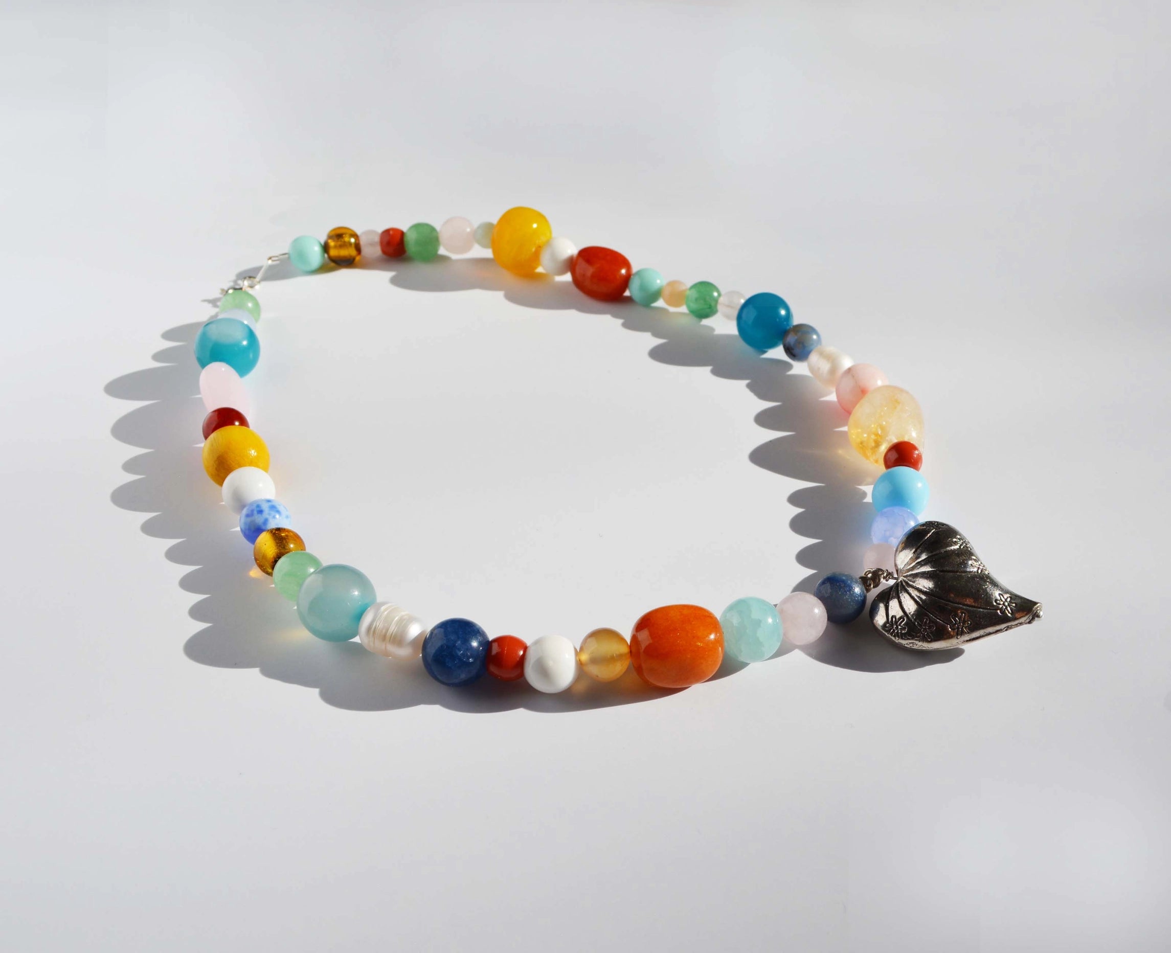 Gem & Blue - Lennan Bead Necklace