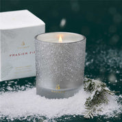 Frasier Fir - Flocked Candle | Medium