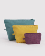 Baggu - Go Pouch Set | Jewel Mix