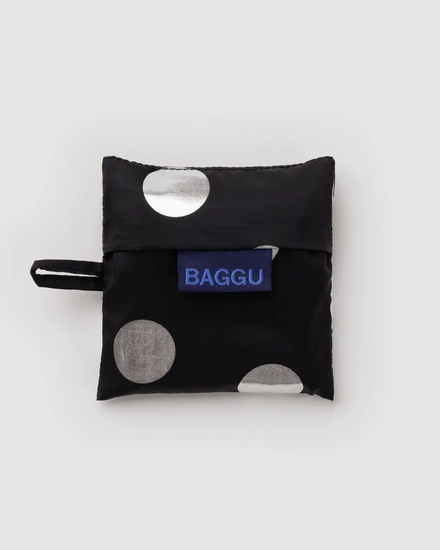 Baggu - Baby Baggu | Silver Metallic Polka Dot