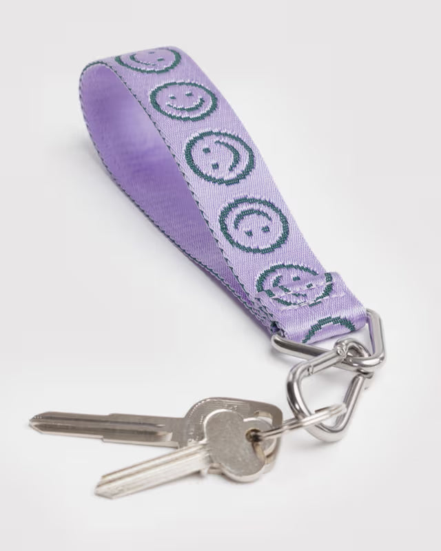 Baggu - Logo Keychain | Lilac Happy