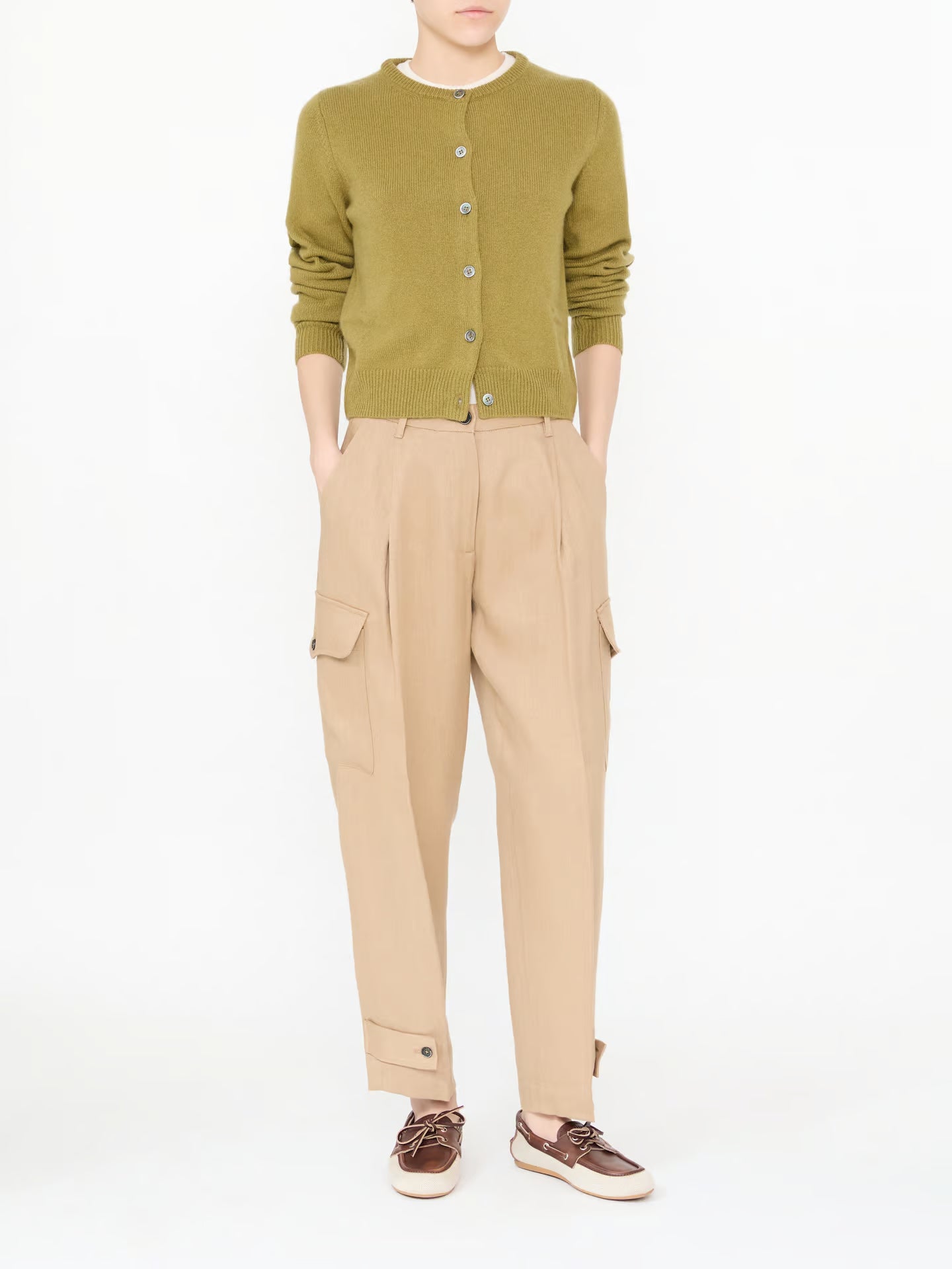 Nine in the Morning Khaki Sophie Trouser (28/6)
