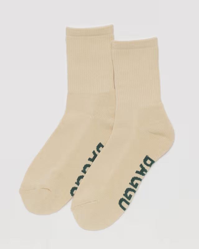 Baggu - Ribbed Sock | Ecru