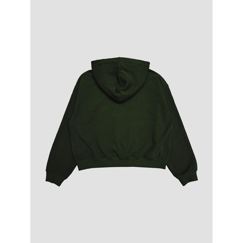 Blank Lab - Terry Cotton Hoodie | Deep Green